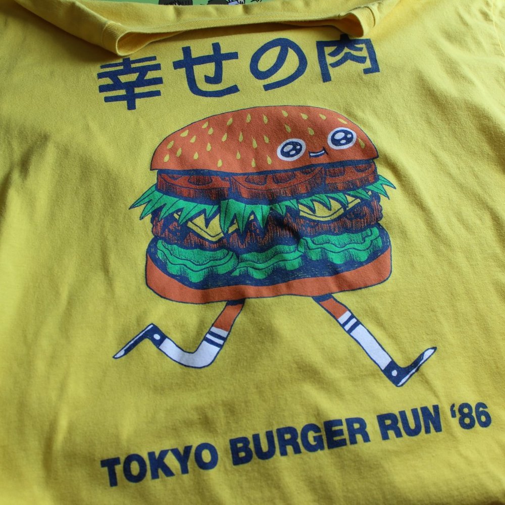 Tokyo Burger Run ‘86 Burgerman T-Shirt - Picture 2 of 10